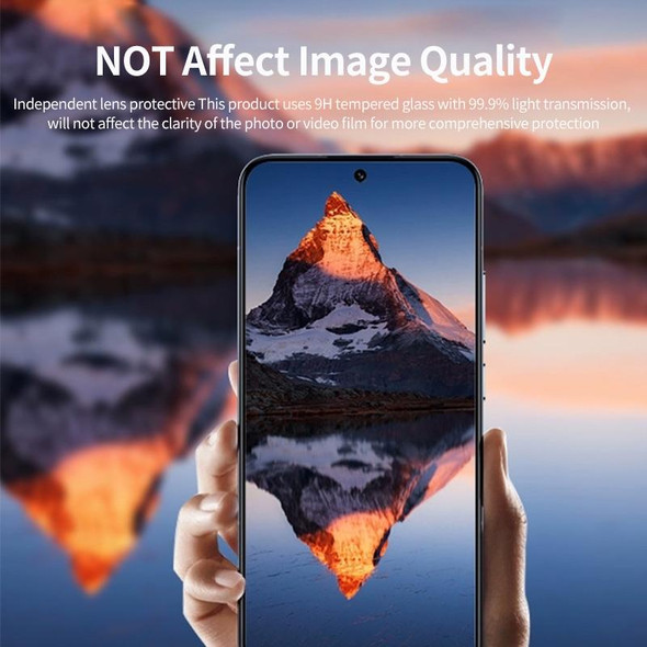 For Redmi K70 / K70 Pro / K70E ENKAY Hat-Prince 9H Rear Camera Lens Aluminium Alloy Tempered Glass Film(Colorful)