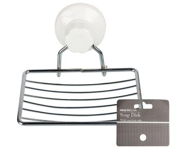 Soap-Dish Chrome-Plated Oval Suction