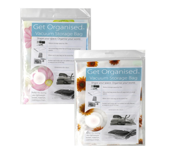 Space-Saving Vacuum Seal Storage Bags - 3 Sizes Available