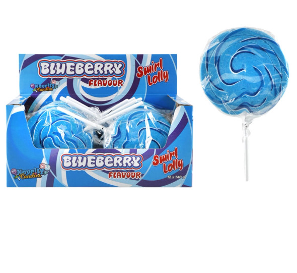 Blueberry Swirl Lolly Large