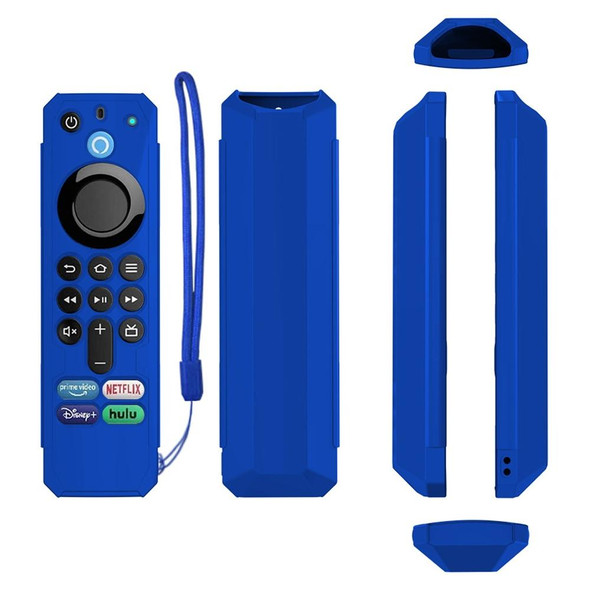 For Amazon Alexa Voice Remote 3rd Gen Anti-Fall And Protective Cover For TV Remote Control(Blue)