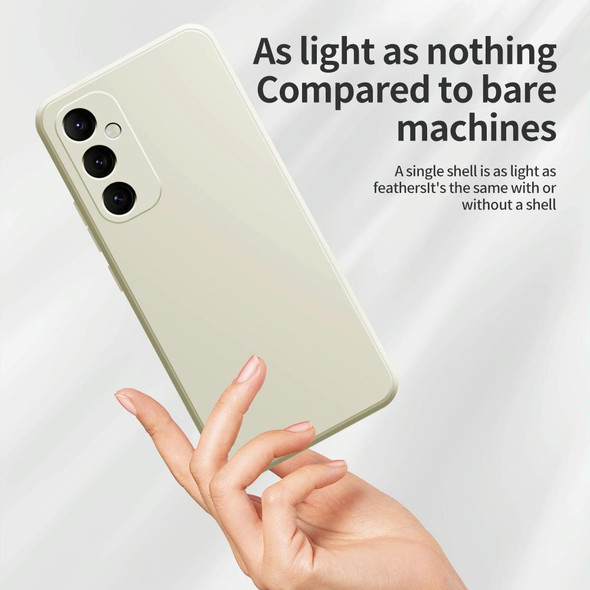 For Samsung Galaxy A05S Imitation Liquid Silicone Phone Case(Light Cyan)