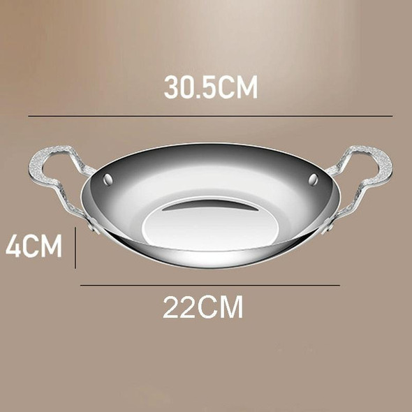 Kacheeg Stainless Steel Alcohol Dry Cooker Single Person Small Stove Boiler, Diameter: 22cm(Pot)
