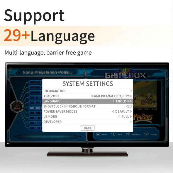 G11 PRO Game Machine TV Box Dual System HDMI HD 4K Retro Arcade, Style: 128G+Charging Handle