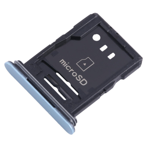 For Sony Xperia Ace II Original SIM + Micro SD Card Tray (Blue)