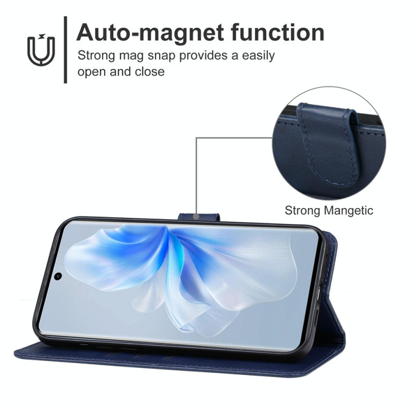 For vivo S18 Pro Leatherette Phone Case(Blue)