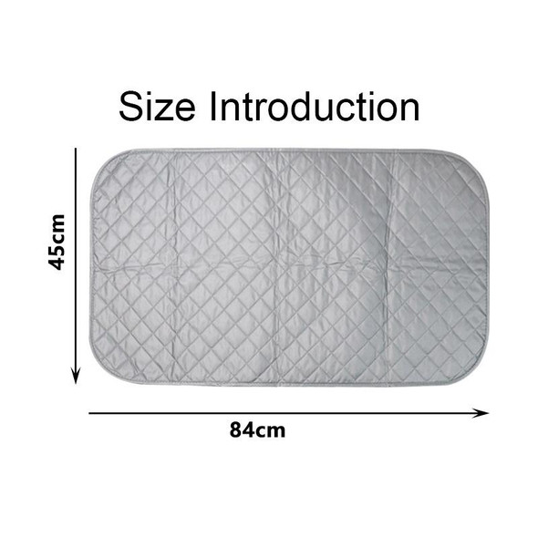 Home Ironing Mat Thickened High Temperature Resistant Anti-Slip Ironing Board, Style: No Magnet(48x85cm)