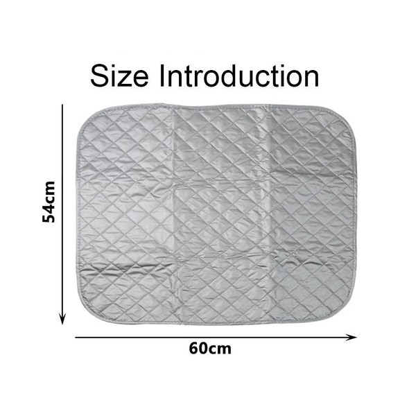 Home Ironing Mat Thickened High Temperature Resistant Anti-Slip Ironing Board, Style: Magnetic(60x55cm)