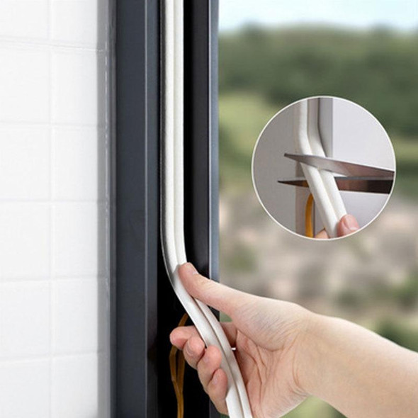250cm x 2cm Doors Windows Windproof Soundproof Warm Sealing Strips