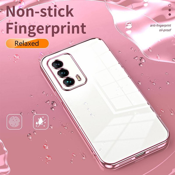 For Meizu 18 / 18s Transparent Plating Fine Hole Phone Case(Gold)