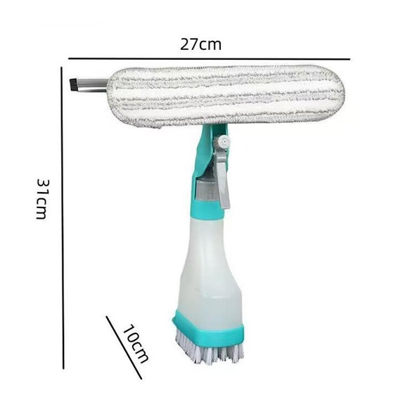 4 In 1 Double-sided Glass Wiper Window Squeegee Portable Spray Mirror Car Glass Cleaner  YJ520