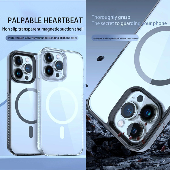 For iPhone 12 / 12 Pro 2.5mm MagSafe Acrylic Hybrid TPU Phone Case(Transparent)