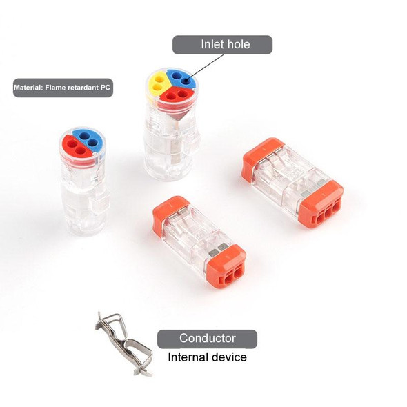 Direct Insertion Of Quick Terminal Block Wire Connector Clamps, Model: NC-33