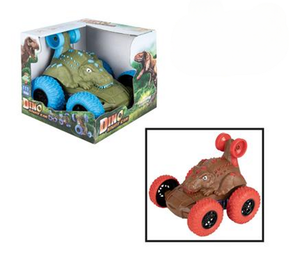 Battery Operated Jeep Stunt Dinosaur 12cm