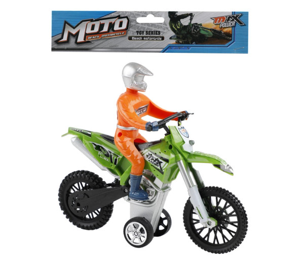 Battery Operated Friction Scrambler with Sound Light 21cm