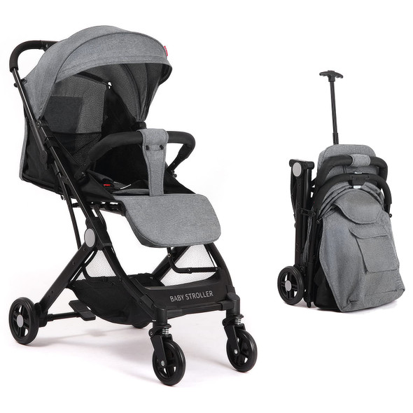 Ultra-Light Compact Foldable Travel Stroller for Infants & Toddlers