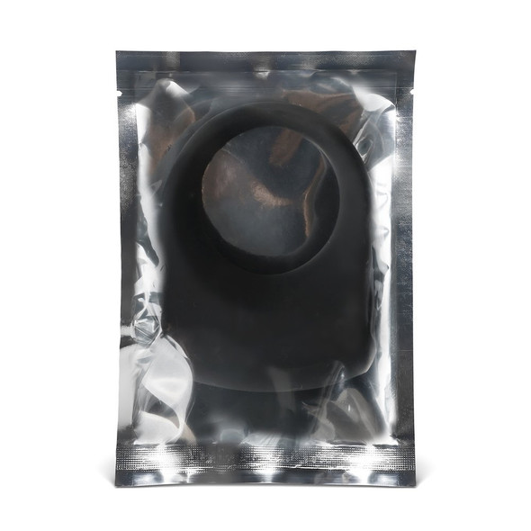 Silicone Vibrating Cock Ring - Black
