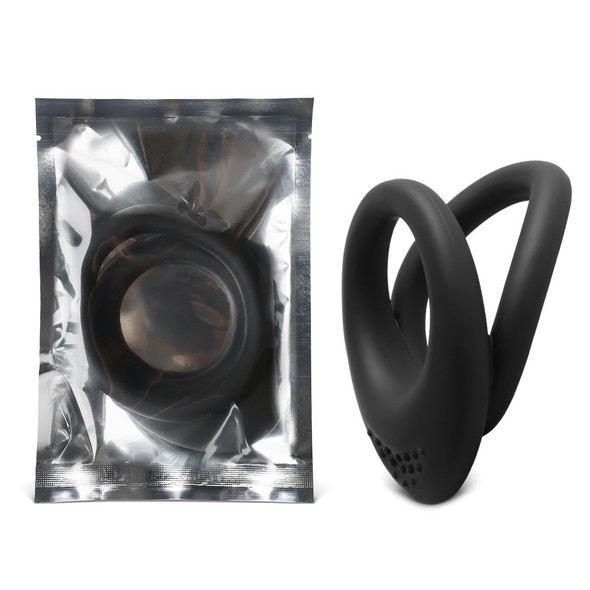 Dual Cock Rings - Black