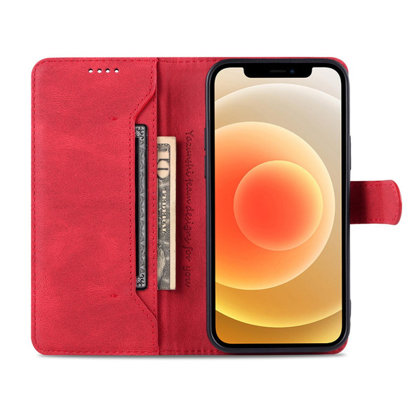 AZNS Dream Second Generation Skin Feel PU+TPU Horizontal Flip Leatherette Case with Holder & Card Slots & Wallet - iPhone 13 Pro Max(Red)