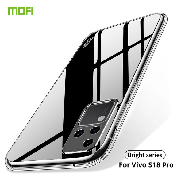 For vivo  S18 Pro MOFI Ming Series Ultra-thin TPU Phone Case(Transparent)