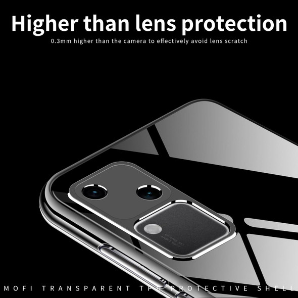 For vivo  S18 MOFI Ming Series Ultra-thin TPU Phone Case(Transparent)