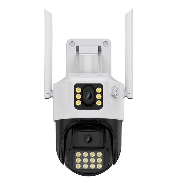 QX86 Motion Tracking Night Vision Smart Camera Supports Voice Intercom, Plug Type:UK Plug(White)