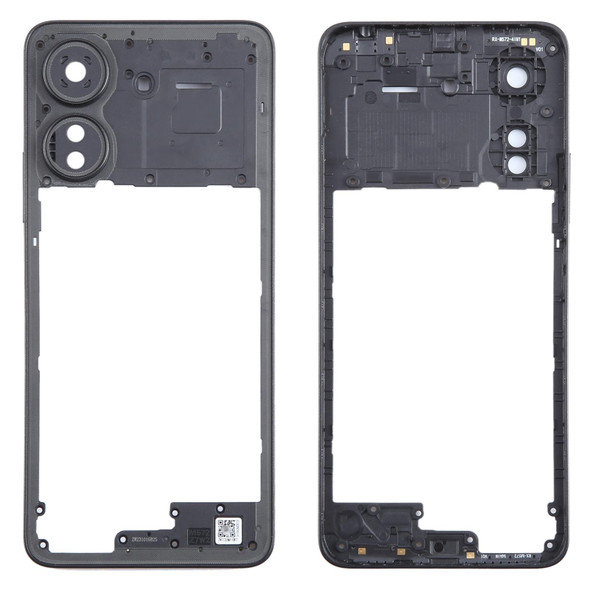 For Xiaomi Redmi 13C Original Middle Frame Bezel Plate (Black)