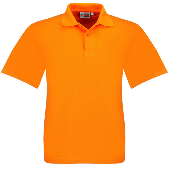 Kids' Orange Elemental Golf Shirt - Ages 4-14, 180g/m²