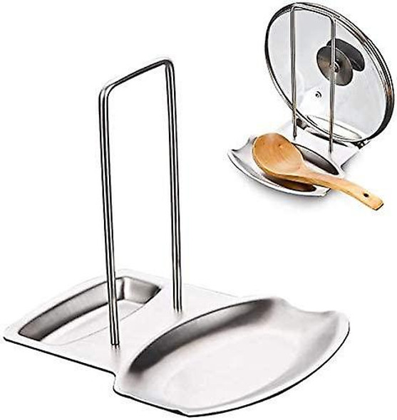 Stainless Steel Kitchen Utensil and Pot Lid Holder