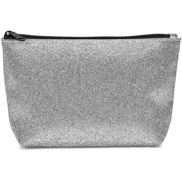 Sparkle Cosmetic Bag - Silver