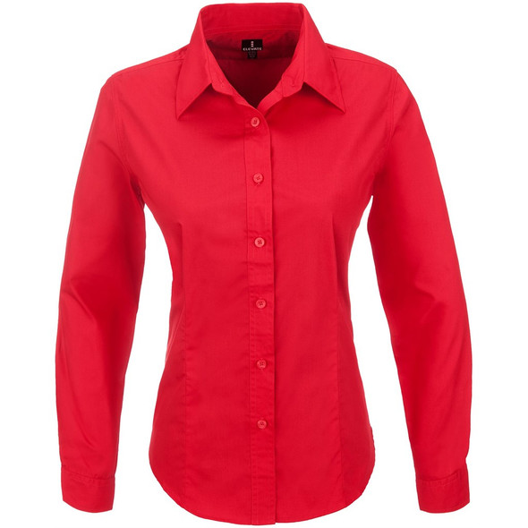 Ladies Long Sleeve Preston Shirt - Red
