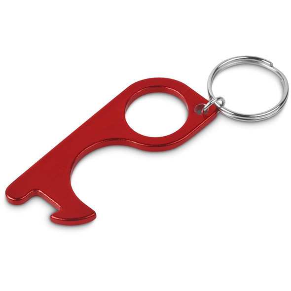 Osler Bottle Opener Keyholder - Red