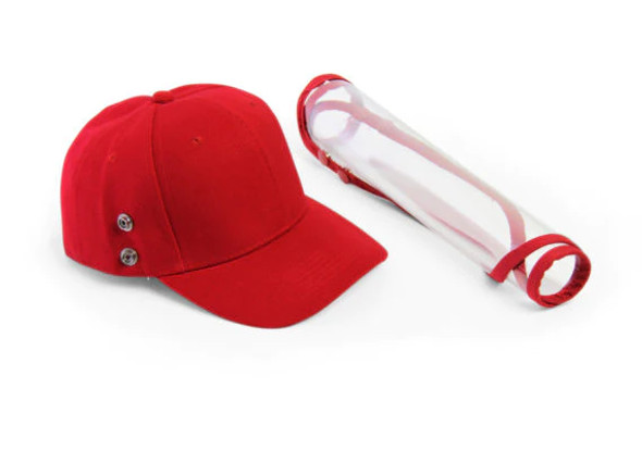 Red Kiddies Cap with Visor