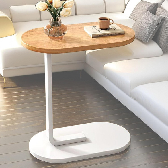 Modern C-Shaped Couch Side Table
