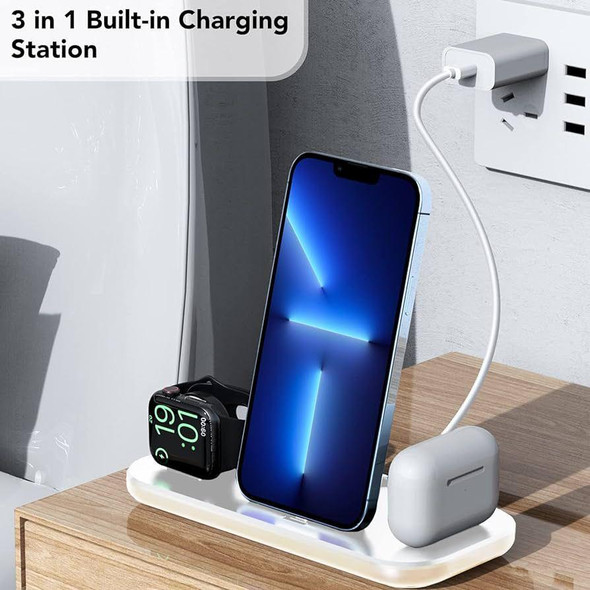 3-in-1 Wireless Charging Dock Station