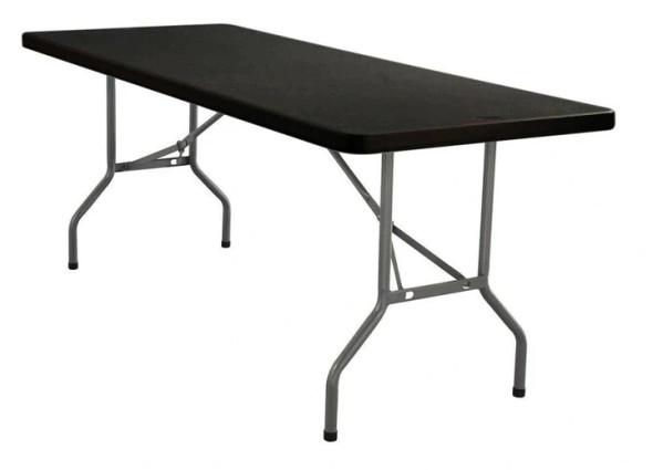 1.8m Folding Table - Black