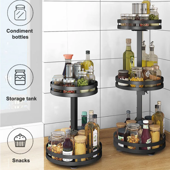 Countertop Spice Rack Organiser - 2 or 3 Tier Options