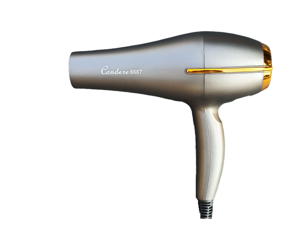 Condere 2600W Professional Hair Dryer - Black, Ionic Technology