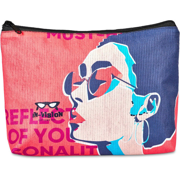 Pre-Printed Sample Hoppla Leanne RPET Maxi Toiletry Bag