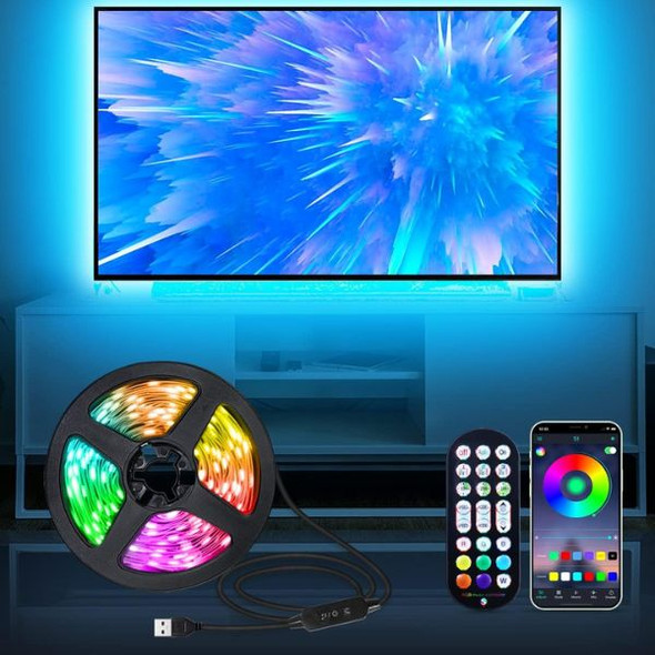 5m RGB Strip Light with Remote Control