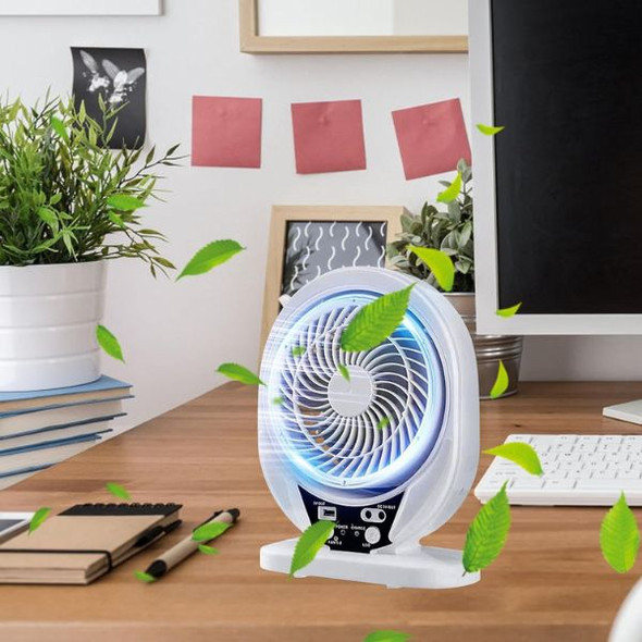 4 in 1 Rechargeable Fan With LED Light