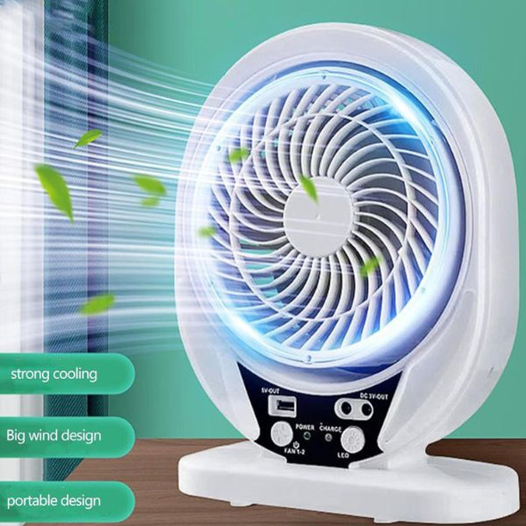 4 in 1 Rechargeable Fan With LED Light