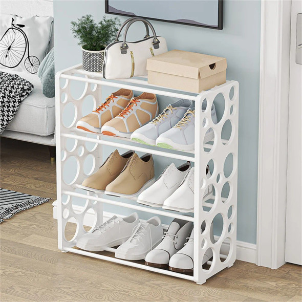 4 Tier Space-Saving Shoe Rack