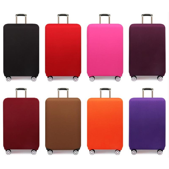 Thickened Wear-resistant Stretch Luggage Dust-proof Protective Cover, Size: L(Rose Red) - Open Box (Grade A)
