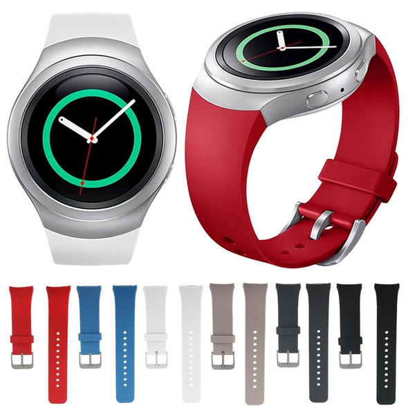 Samsung Gear S2 Sport / Gear S2 Watch Solid Color Silicone Watchband(Grey) - Open Box (Grade A)