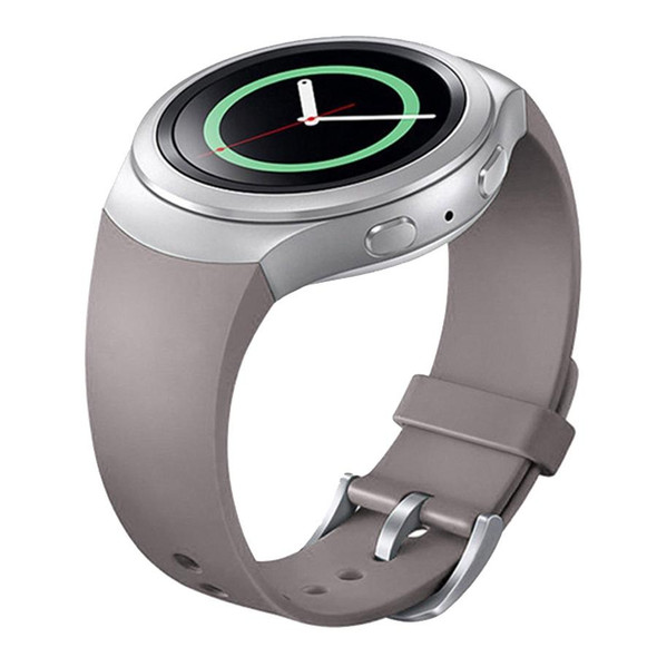 Samsung Gear S2 Sport / Gear S2 Watch Solid Color Silicone Watchband(Khaki) - Open Box (Grade A)
