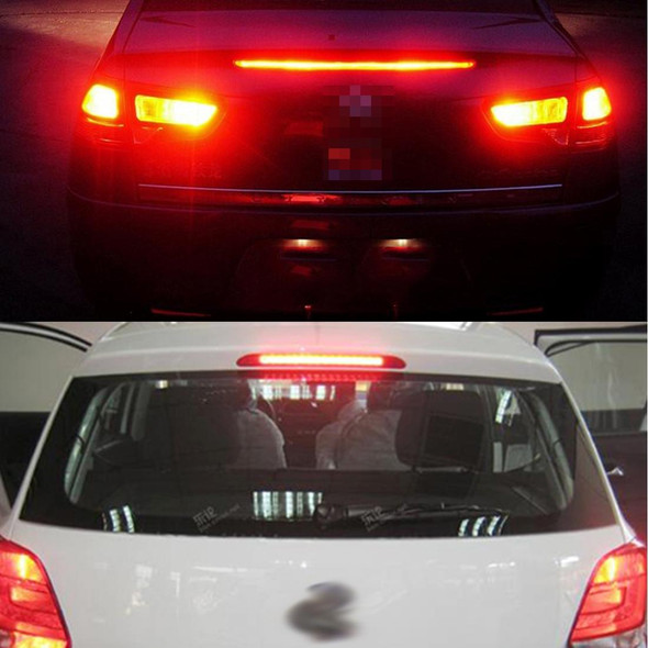 Car Auto Third Brake Light with 18 LED Lamps, DC 12V Cable Length: 80cm(Red Light) - Open Box (Grade A)