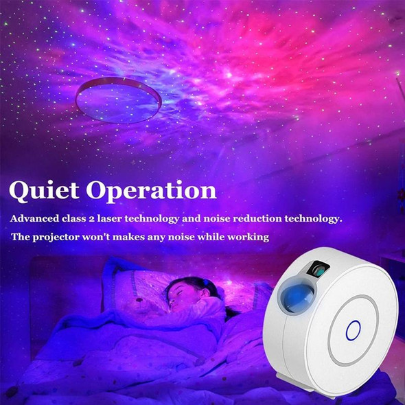 WiFi Graffiti Smart Circular Star Projection Light Home Theater Atmosphere Light(UK Plug) - Open Box (Grade B)