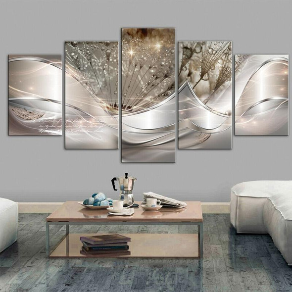 Sofa Background Wall Decorative Painting Hanging Paintings Frameless, Size: 40x100cm(Yellow) - Open Box (Grade A)