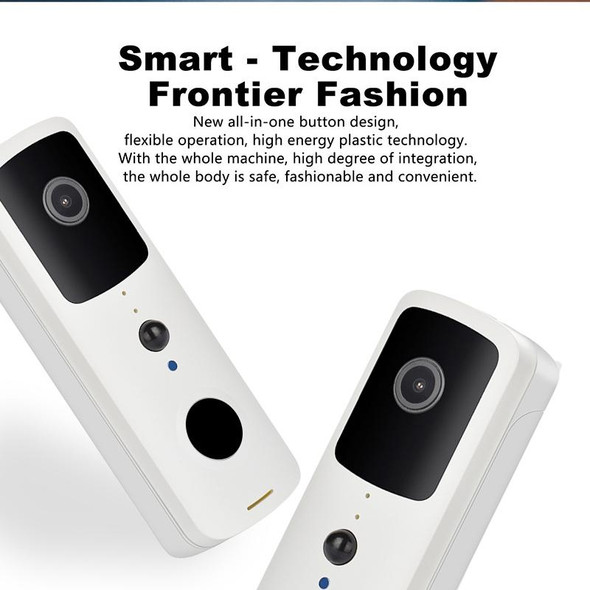 V30S Tuya Smart WIFI Video Doorbell Support Wired POE & Two-way Intercom & Night Vision(Black) - Open Box (Grade A)